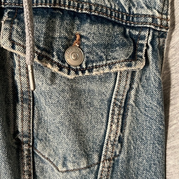H&M “Divided” Grey-light-blue Jean Jacket - Picture 2 of 8